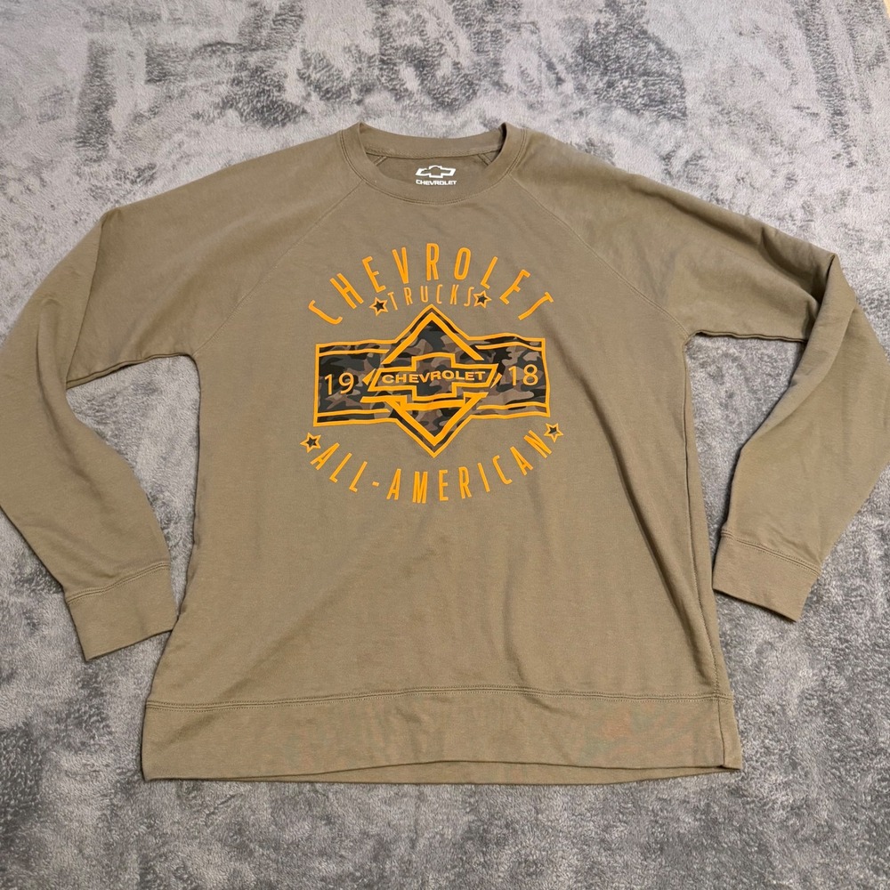 Chevrolet Trucks All-American 1918 Graphic Crewneck Sweatshirt Mens XL